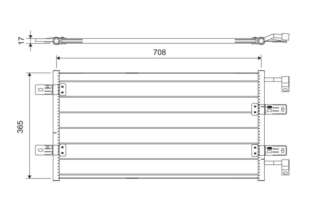 Condenseur, climatisation (Radiateur de climatisation) VALEO ref. 817645