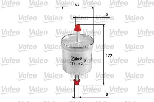 Filtro combustible VALEO ref. 587012