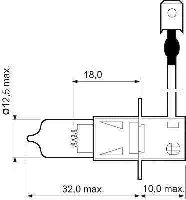 Ampoule VALEO H3 - ref. 032005