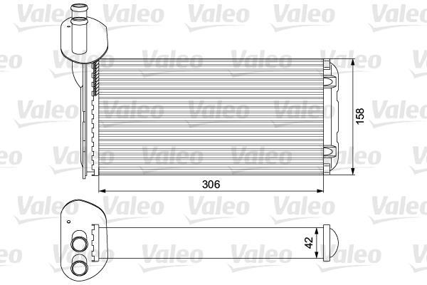 Valeo VA731529 Radiatore Termico Auto – Alluminio 470x650 Mm, Spessore 34 Mm, Alloggiamento Plastica