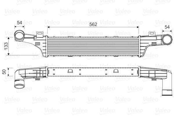 Intercooler, échangeur (Refroidisseur d'air) VALEO ref. 817905