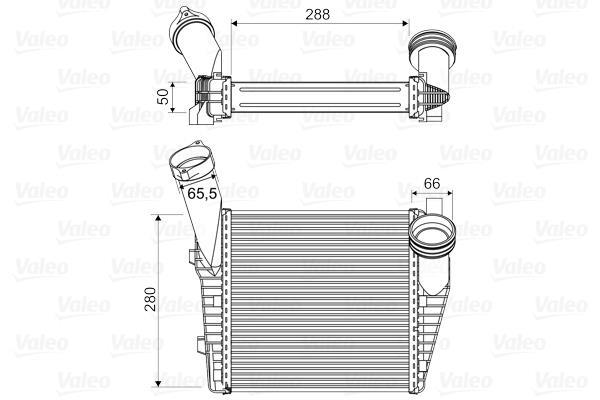 Radiador de admisión, intercooler VALEO ref. 818814