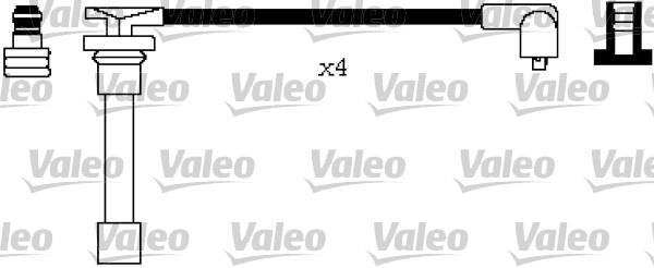 Jeu de câble d'allumage (Faisceau d'allumage) VALEO ref. 346655