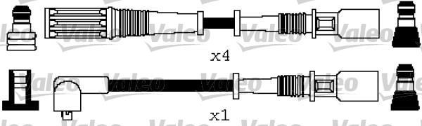 Jeu de câble d'allumage (Faisceau d'allumage) VALEO ref. 346618