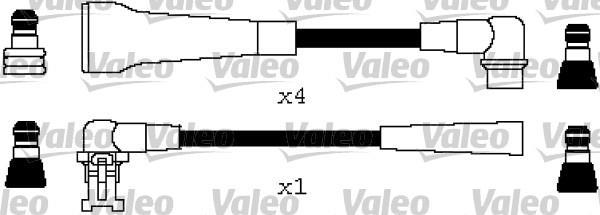 Jeu de câble d'allumage (Faisceau d'allumage) VALEO 346607