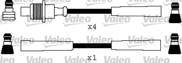Jeu de câble d'allumage (Faisceau d'allumage) VALEO ref. 346561