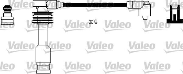 Jeu de câble d'allumage (Faisceau d'allumage) VALEO 346402