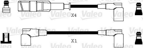 Cabo de ignição VALEO 346070