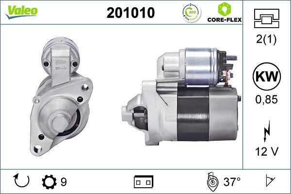 Démarreur VALEO ref. 201010