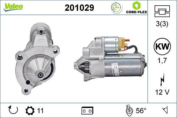 Démarreur VALEO ref. 201029