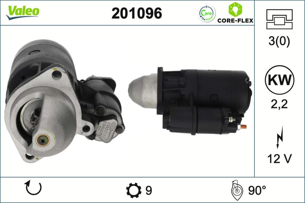 Démarreur VALEO ref. 201096