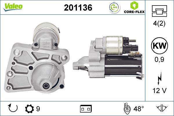 Motor de arranque VALEO ref. 201136
