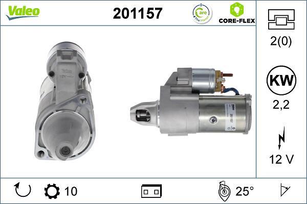 Motor de arranque VALEO ref. 201157
