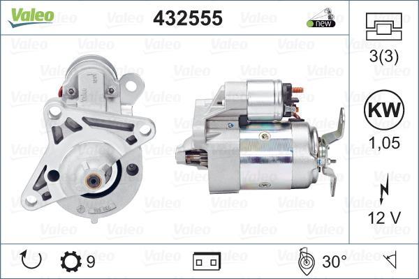 Démarreur VALEO ref. 432555