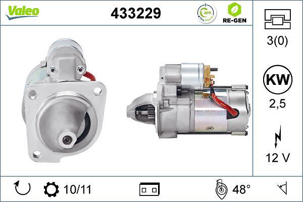 Démarreur VALEO ref. 433229