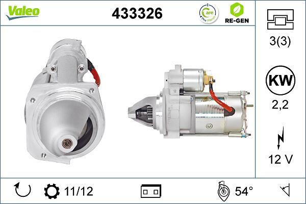 Démarreur VALEO 433326