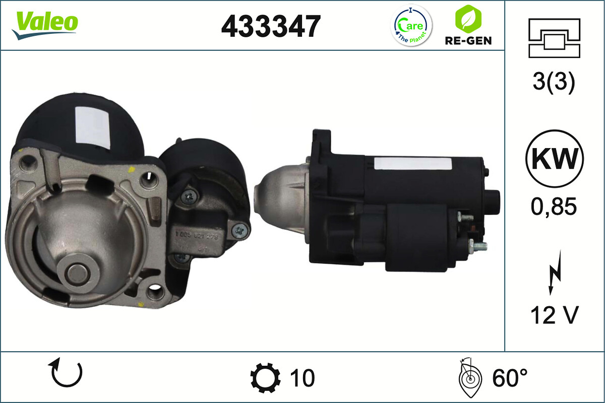 Démarreur VALEO 433347