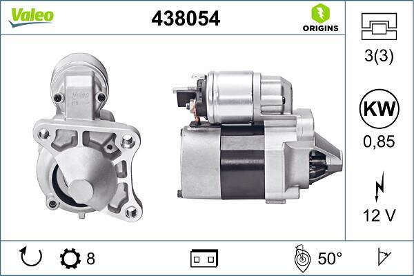Démarreur VALEO ref. 438054