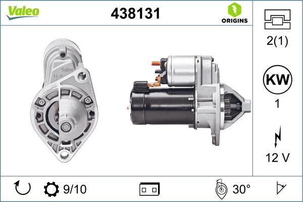 Démarreur VALEO ref. 438131