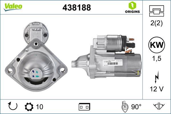 Démarreur VALEO 438188