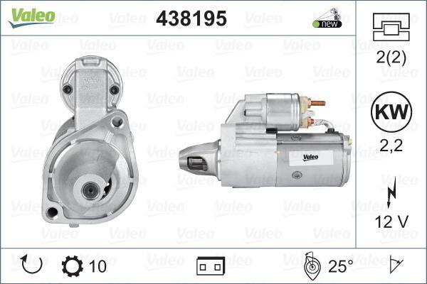 Démarreur VALEO ref. 438195