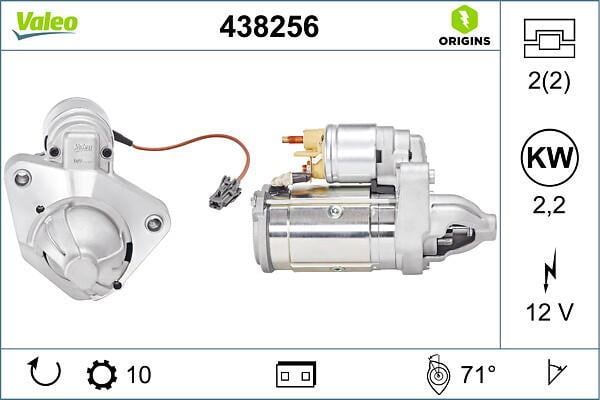 Motor de arranque VALEO ref. 438256