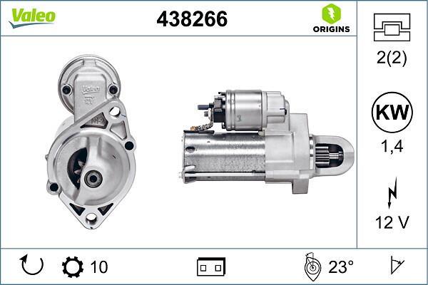 Motor de arranque (Arrancador) VALEO ref. 438266