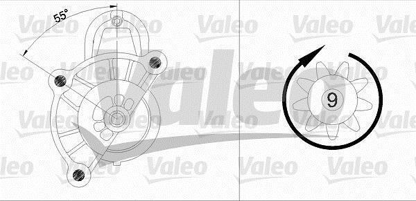 Motor de arranque VALEO ref. 455512