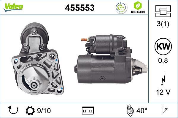 Démarreur VALEO 455553