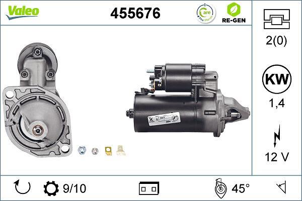 Démarreur VALEO ref. 455676