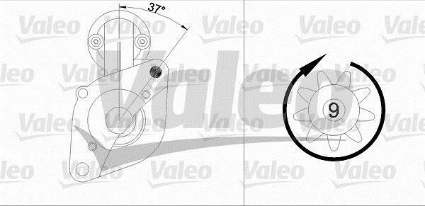 Démarreur VALEO ref. 455722