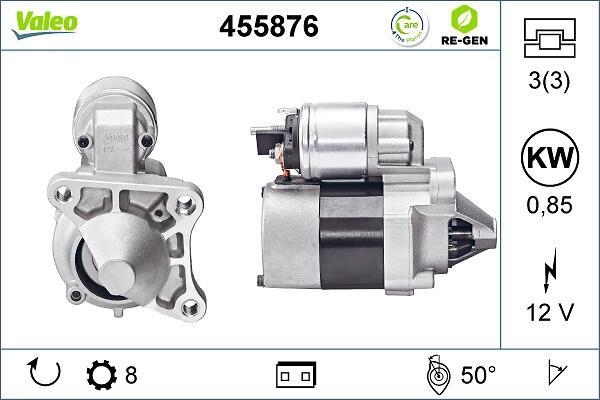 Démarreur VALEO ref. 455876