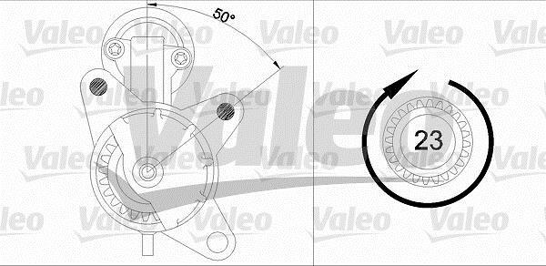Démarreur VALEO ref. 455894
