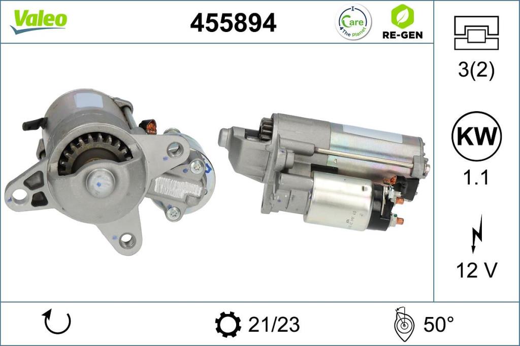 Démarreur VALEO ref. 455894
