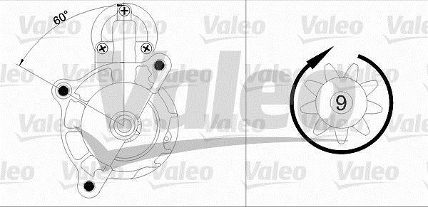Démarreur VALEO ref. 455899