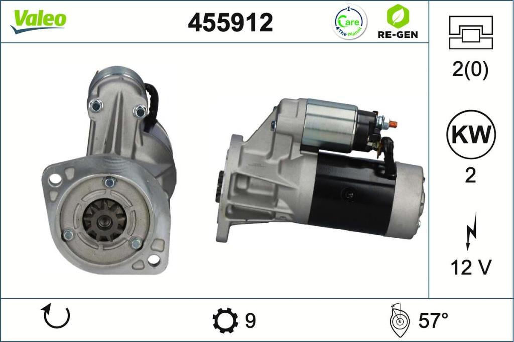 Démarreur VALEO 455912