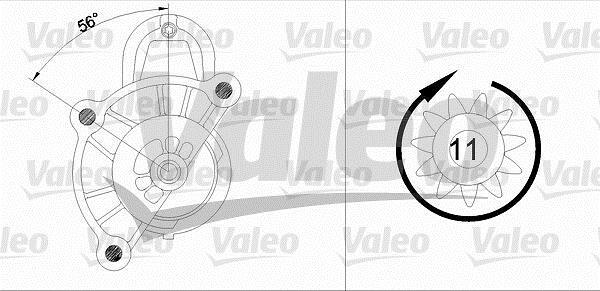 Démarreur VALEO ref. 455928