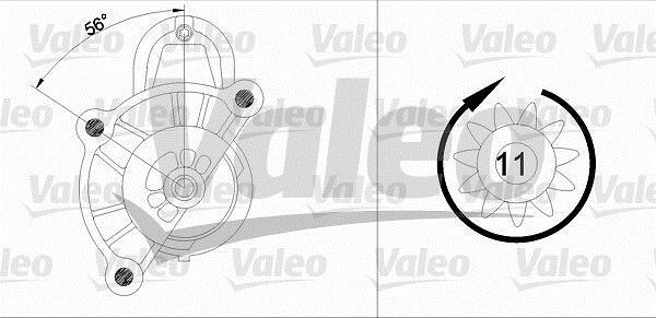 Démarreur VALEO ref. 455929