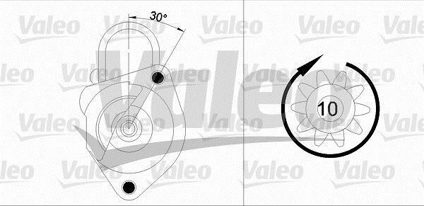 Démarreur VALEO ref. 455933