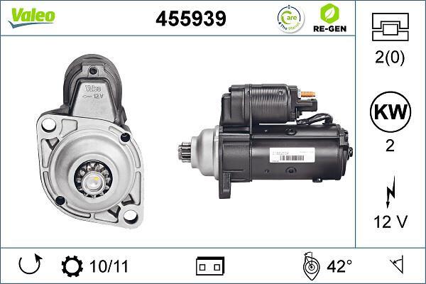 Démarreur VALEO ref. 455939