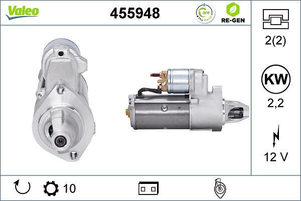 Démarreur VALEO ref. 455948