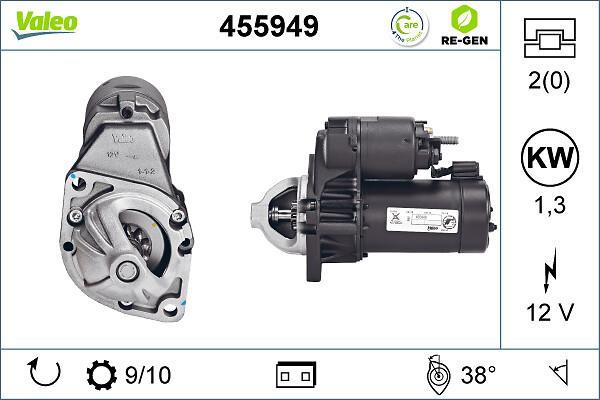 Démarreur VALEO 455949