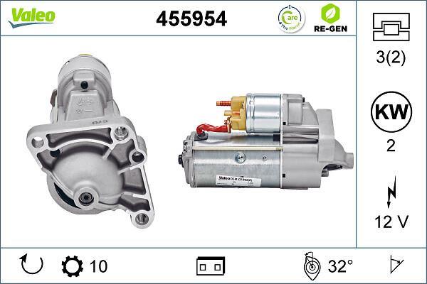Démarreur VALEO ref. 455954
