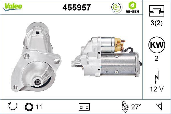 Démarreur VALEO 455957