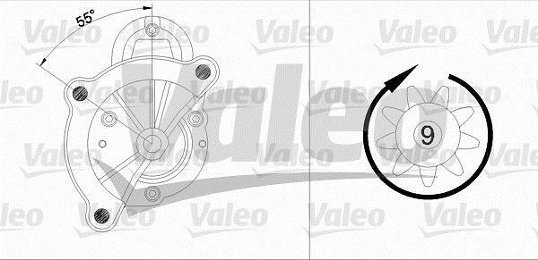 Démarreur VALEO ref. 455961