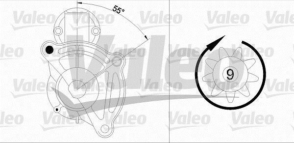 Démarreur VALEO ref. 455962