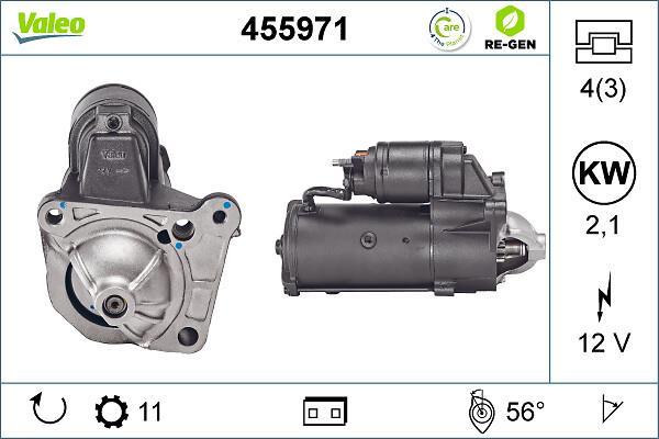 Démarreur VALEO 455971