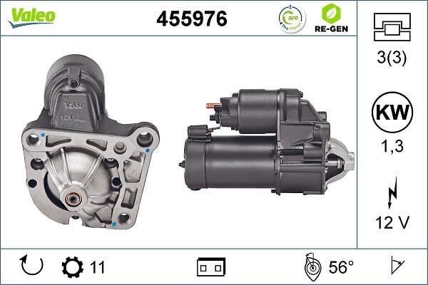 Démarreur VALEO ref. 455976