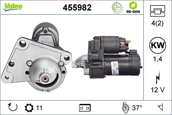 Démarreur VALEO 455982