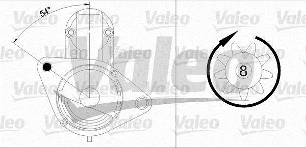 Démarreur VALEO 458159